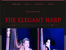 Tablet Screenshot of elegantharp.net